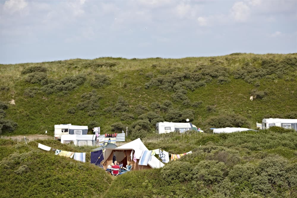 Camping Kogerstrand, duinplek zonder stroom