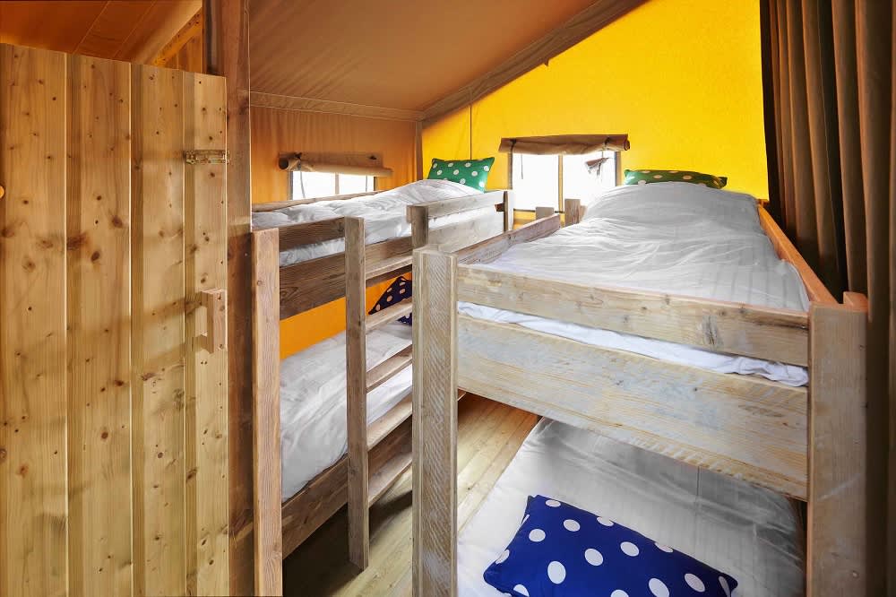 Safari- en Ranchtent nieuw 4 2stapelbedden