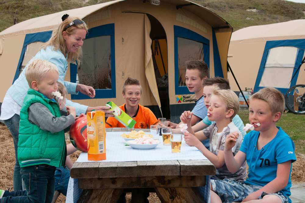 Camping Kogerstrand, furnished grouptents