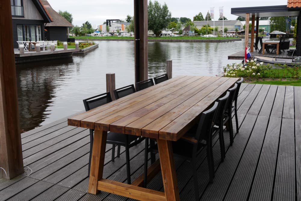 Goed formaat terras
