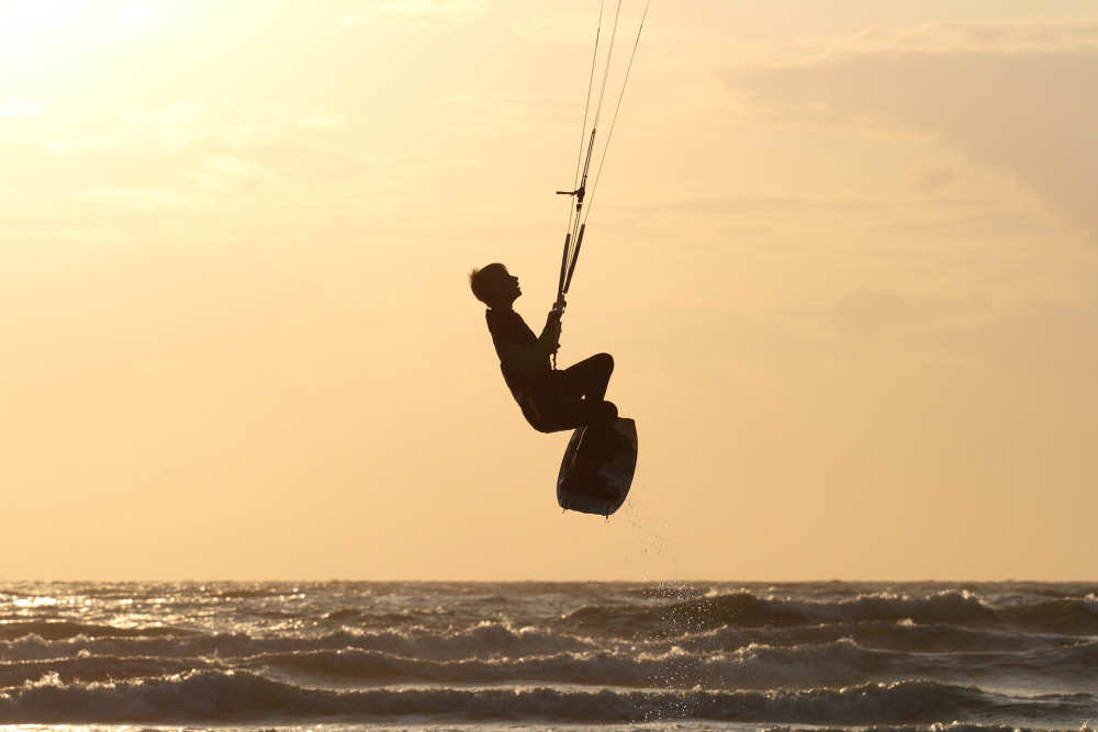 Kitesurfing, Texel