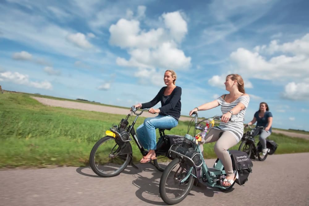 Solex fährt über Texel