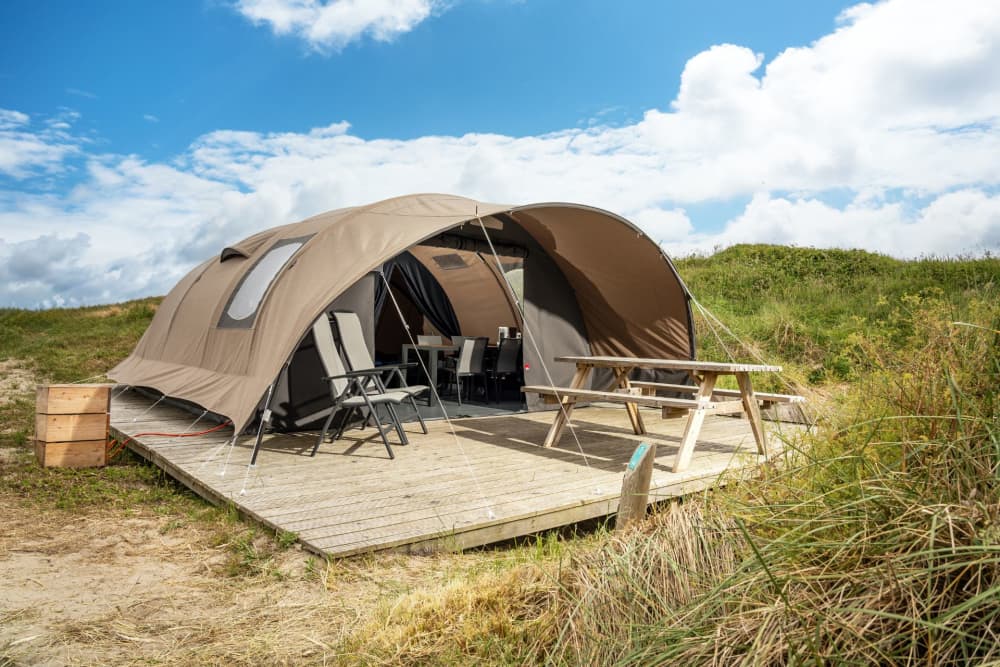Camping Kogerstrand, ingerichte tent