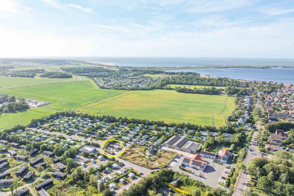 Foto 8, luchtfoto ligging chalet