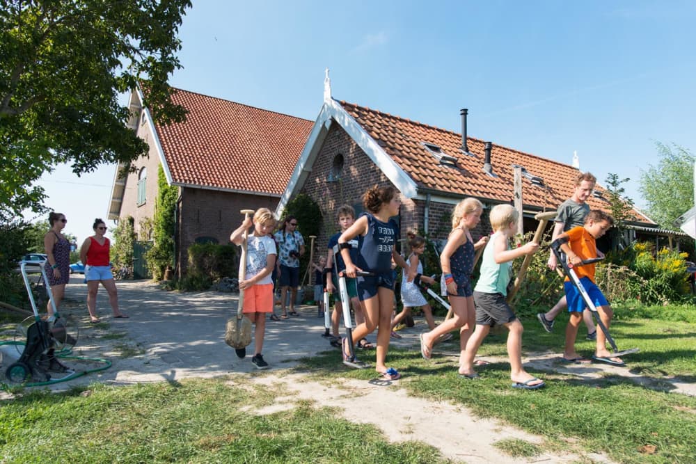 FarmCamps Oranjepolder Zeeland met de archeolo