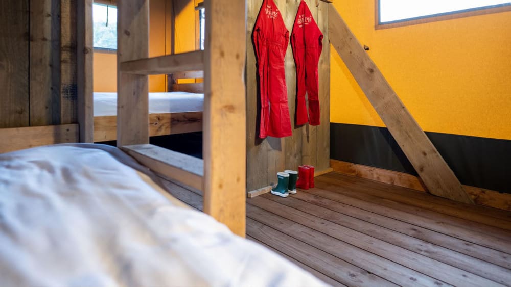 Optioneel 4p Farmtent enkel stapelbed 2