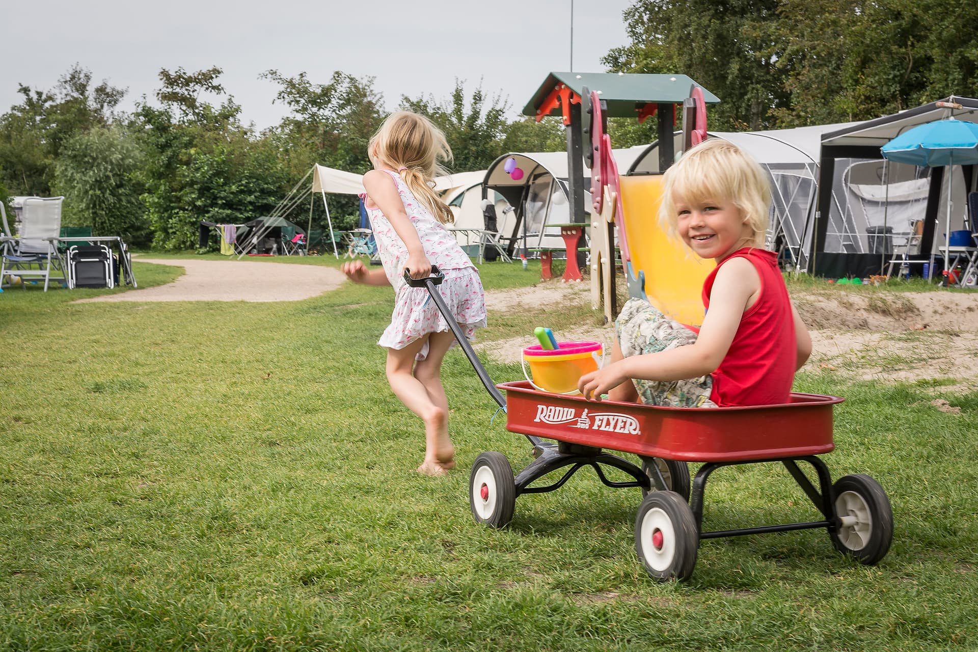 Camping De Krim, kampeerveld