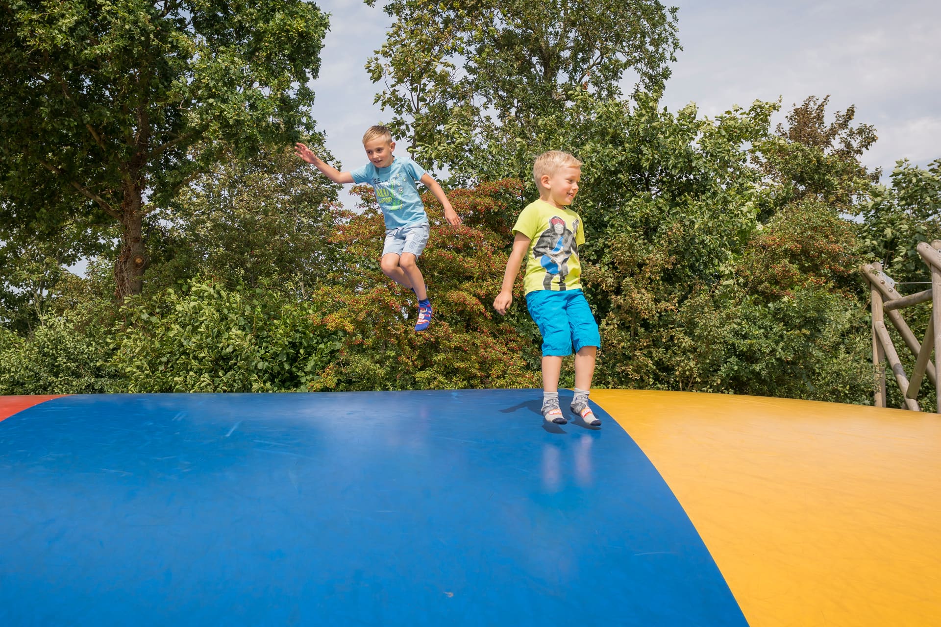 Camping De Krim, airtrampoline