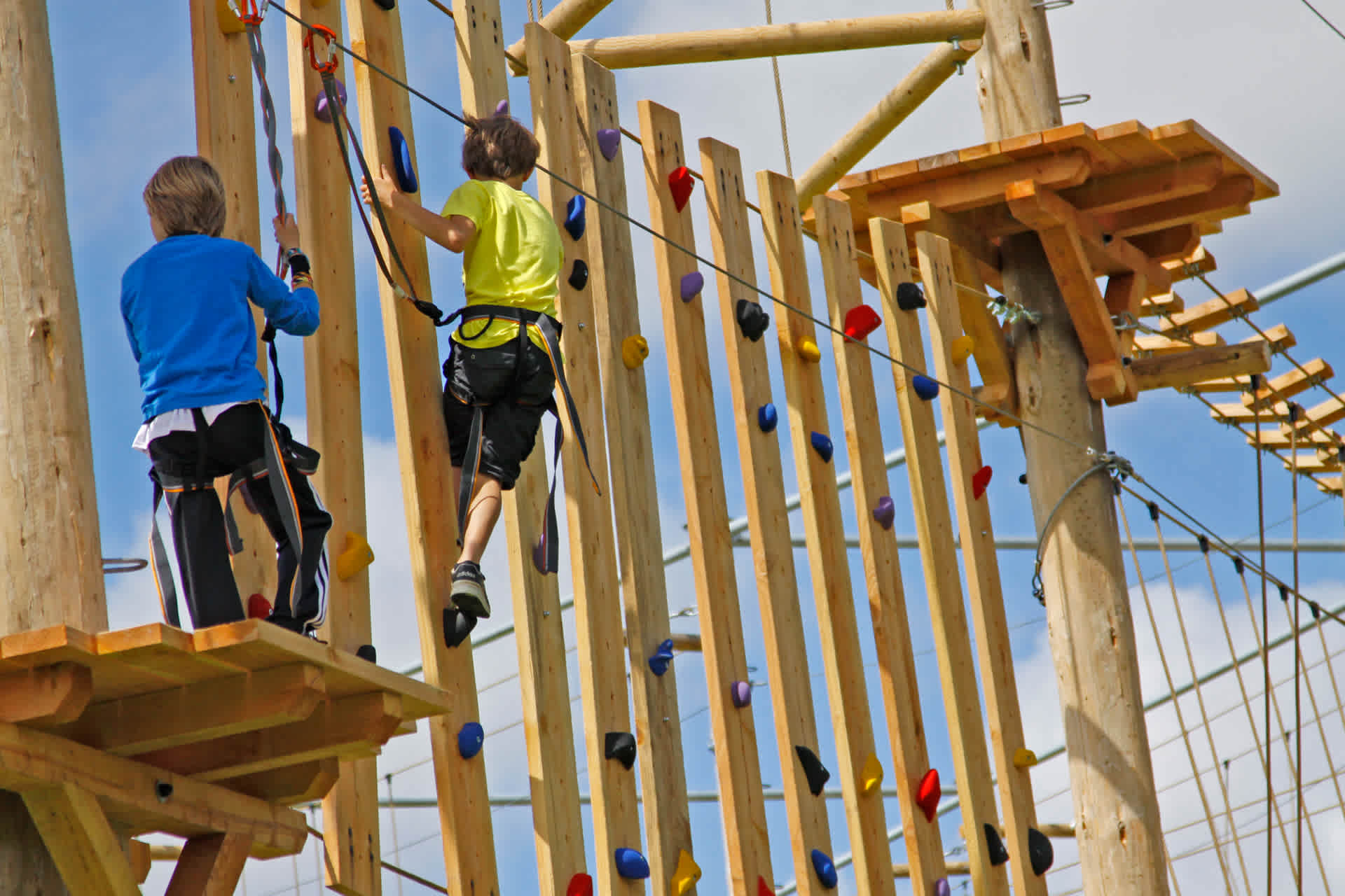 Climbing, holiday park De Krim