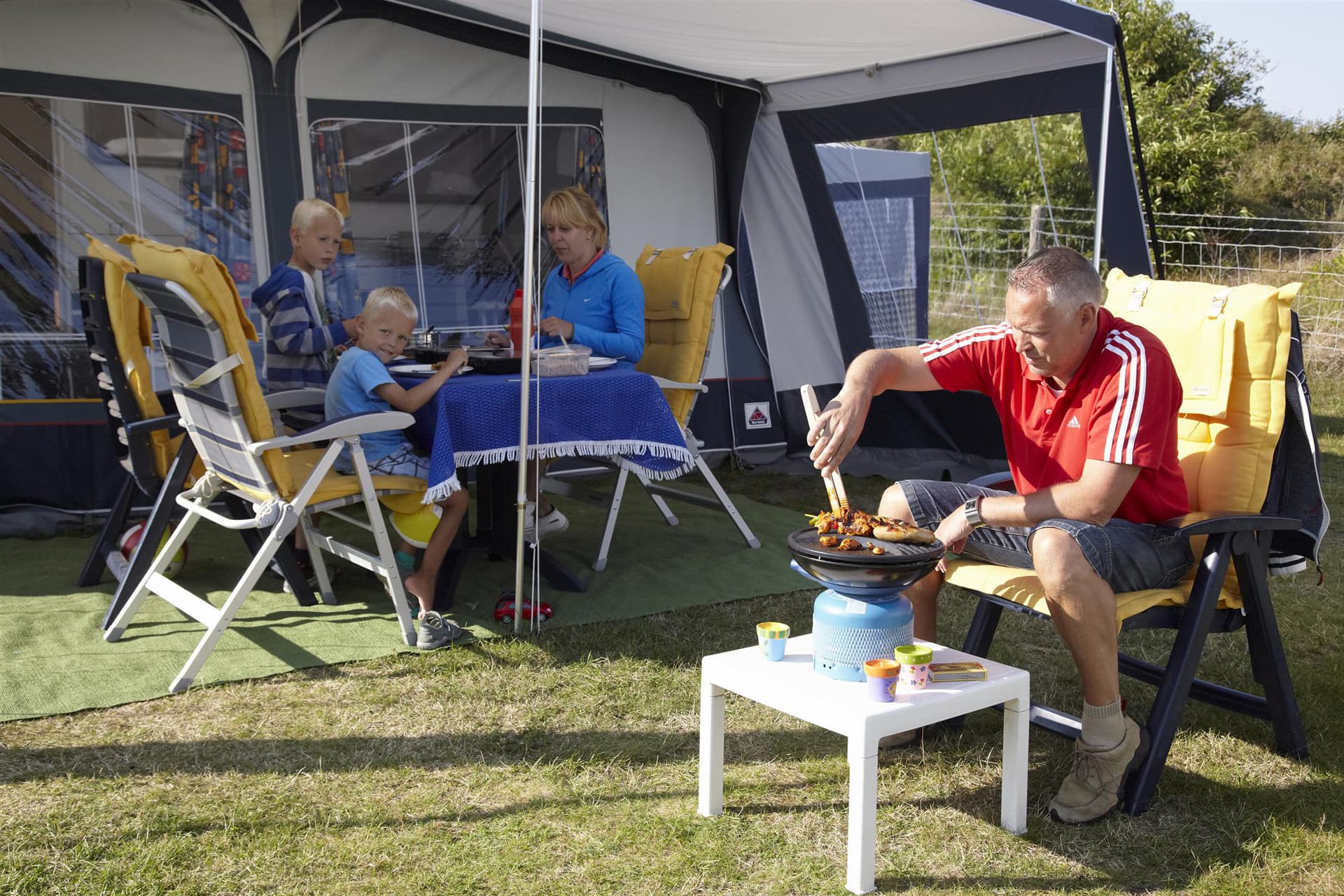 Camping De Shelter, camping pitch comfort