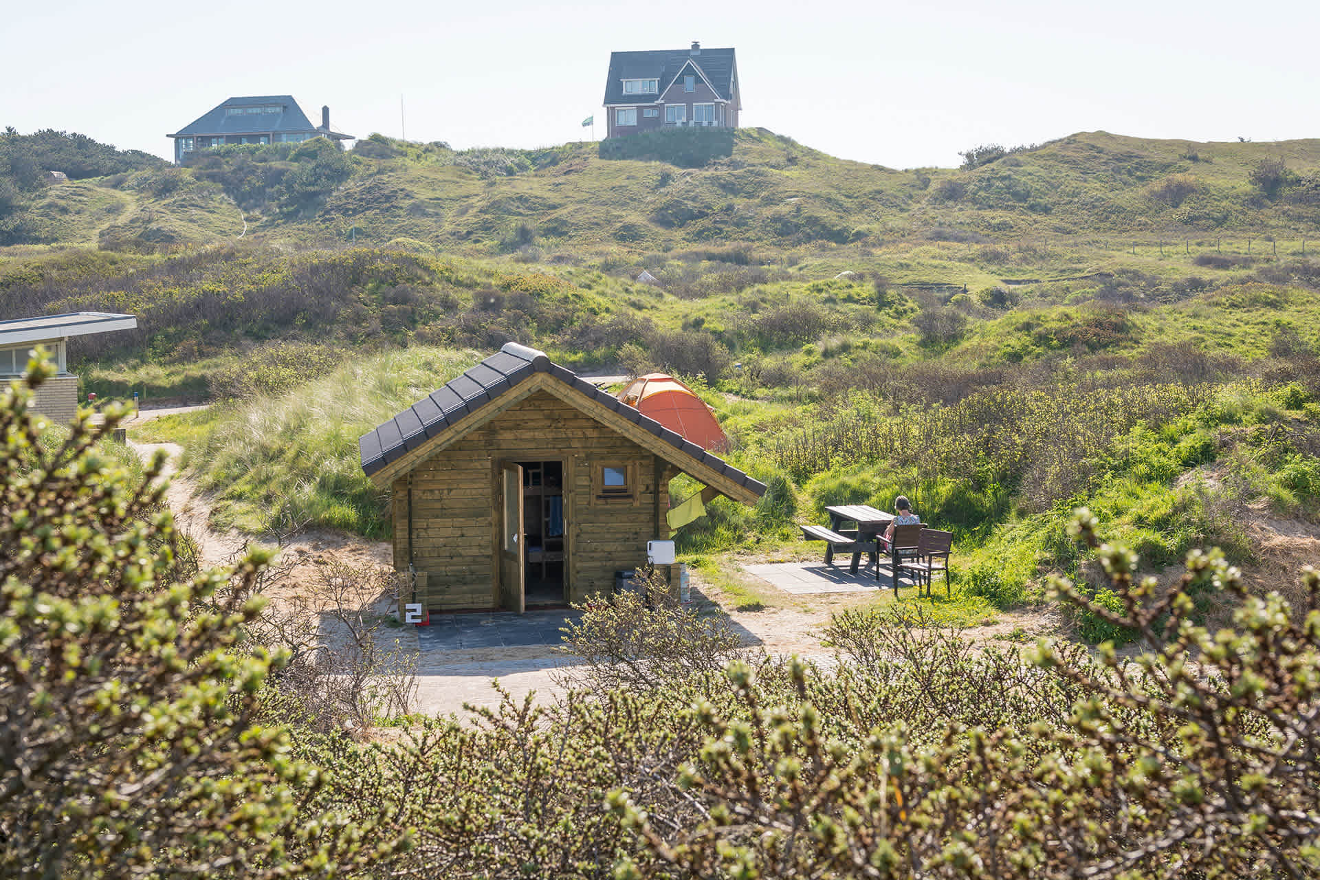 Trekkershut op Camping Kogerstrand