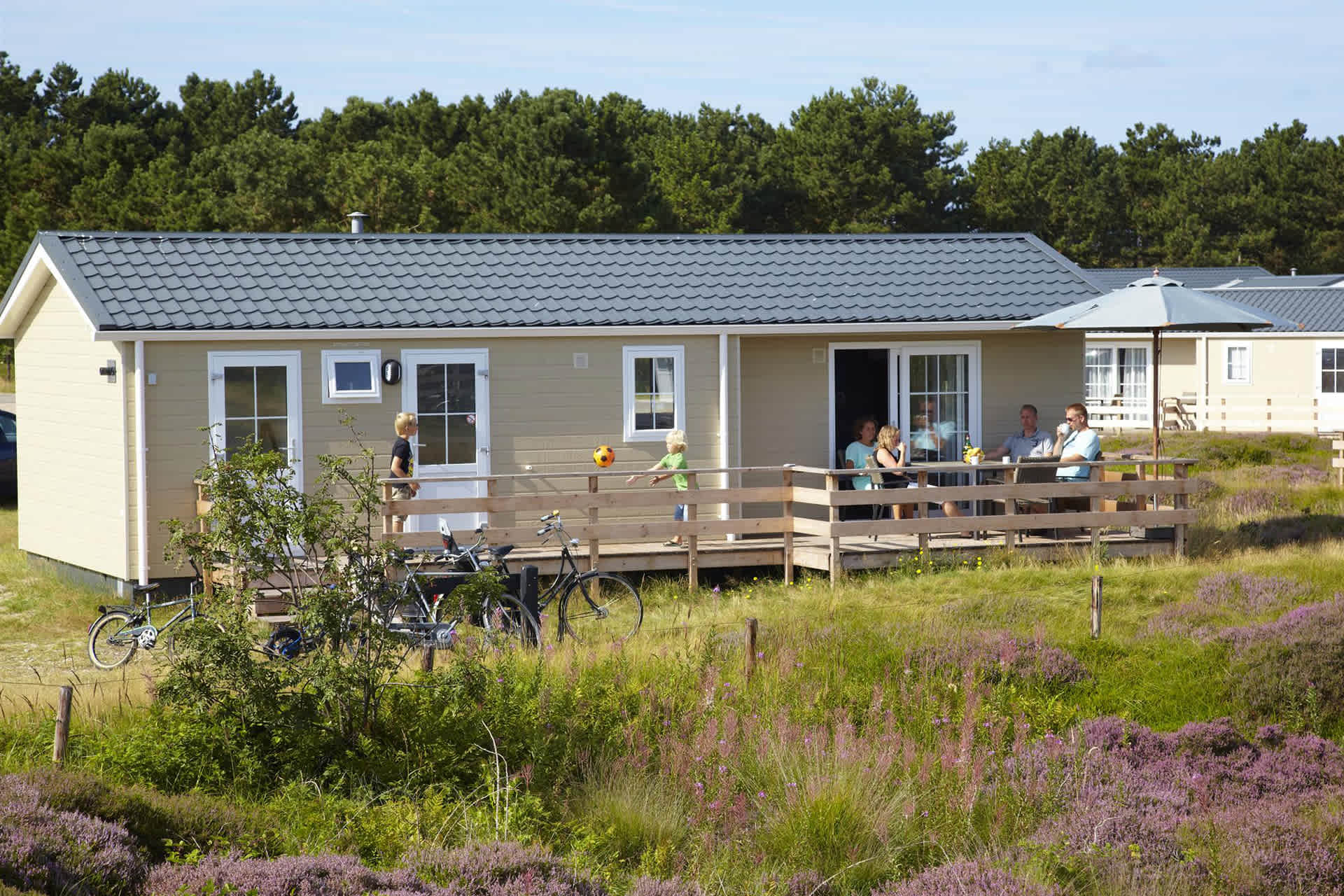 Chalet type De Hors op Camping Loodsmansduin