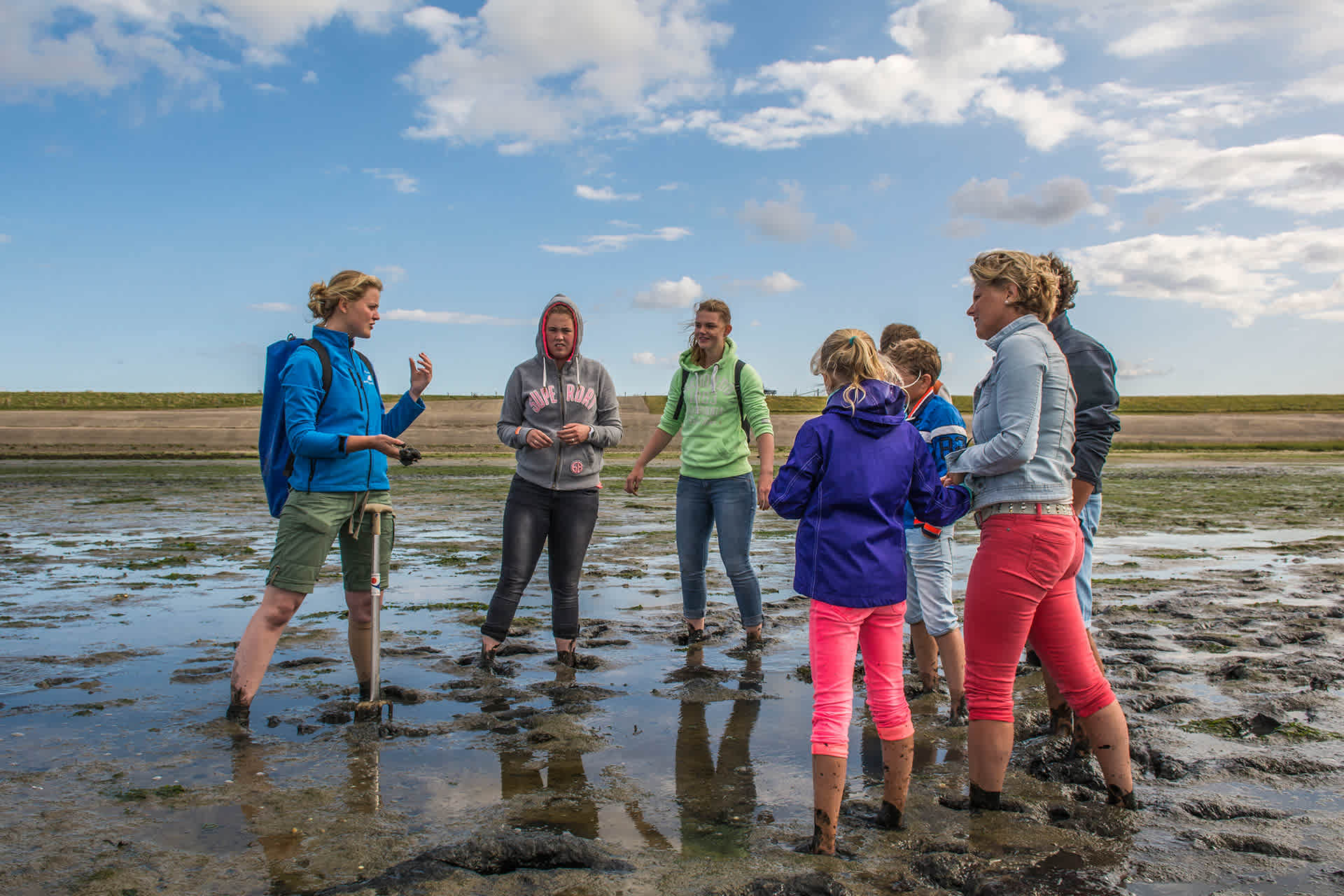 Mudflat walking