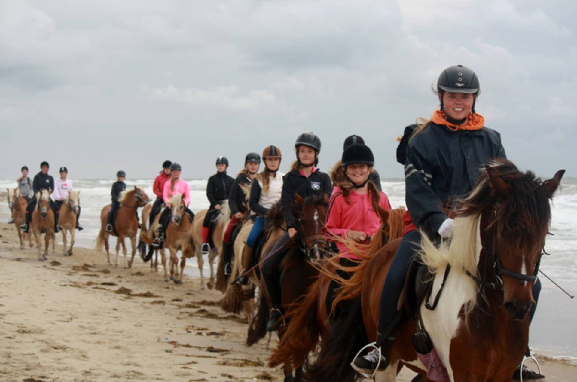 Paardrijden, groep