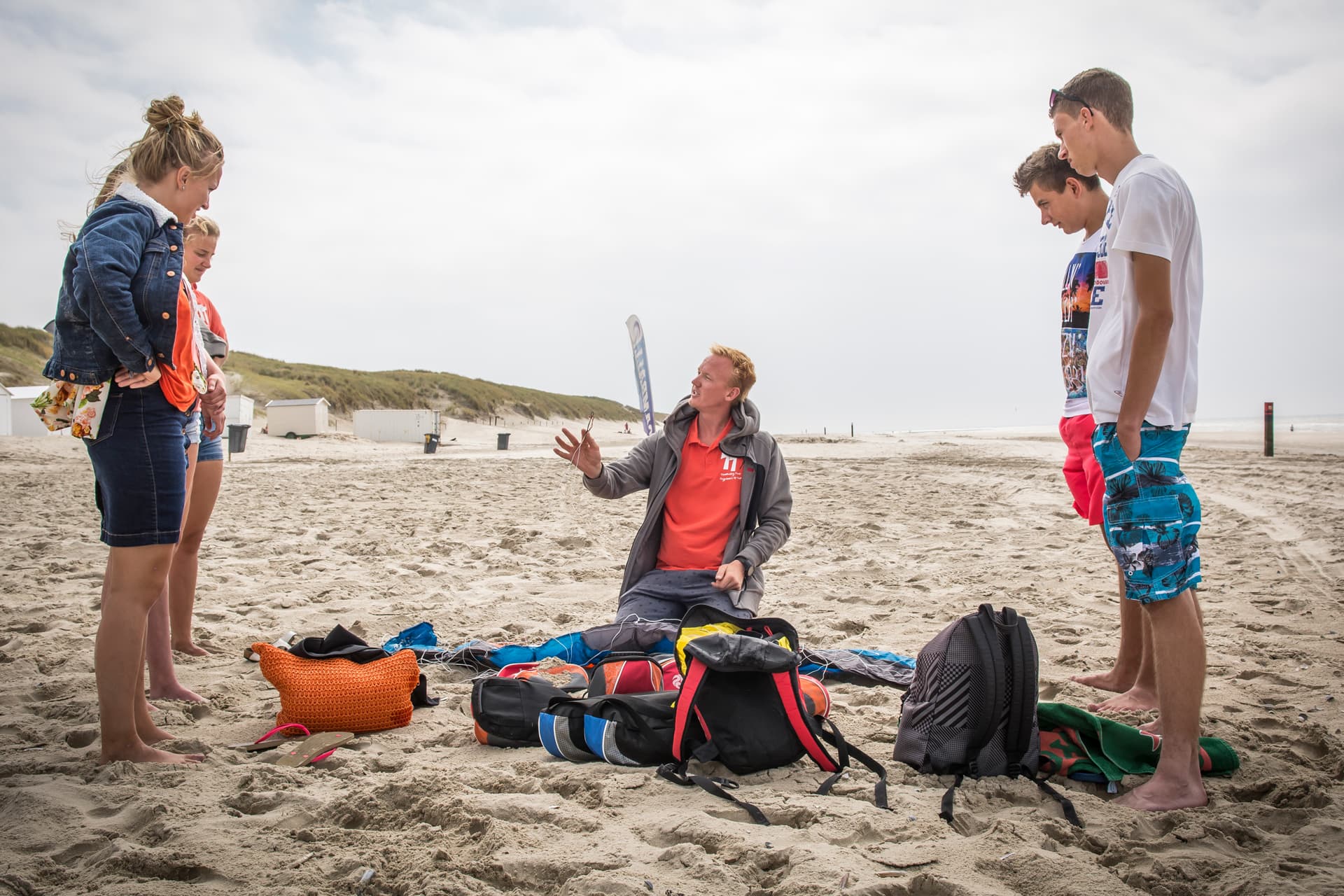 Powerkiting, beach