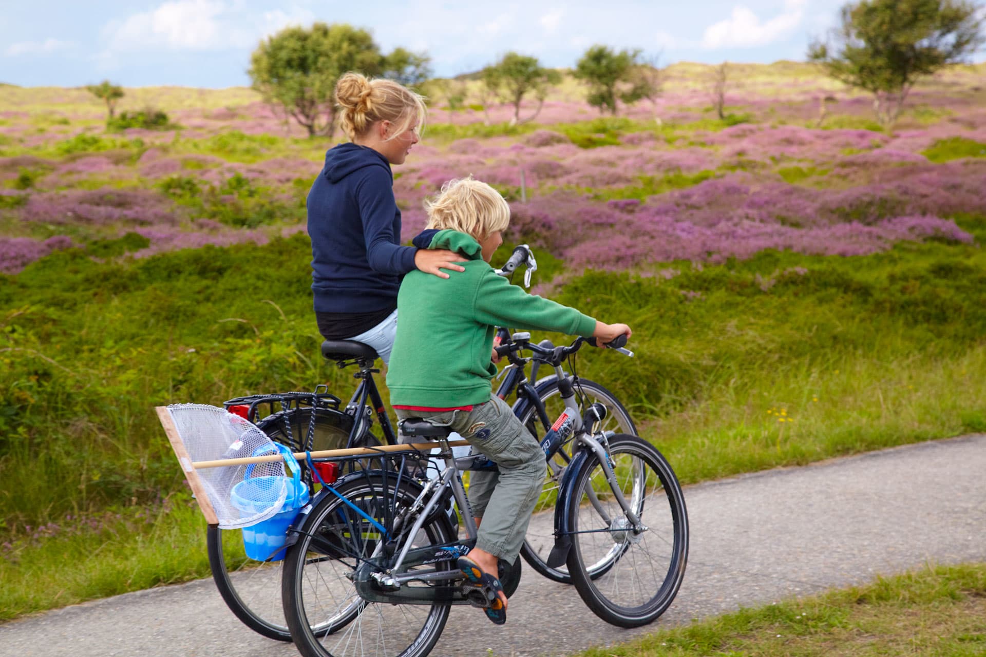 Fietsen, duinen