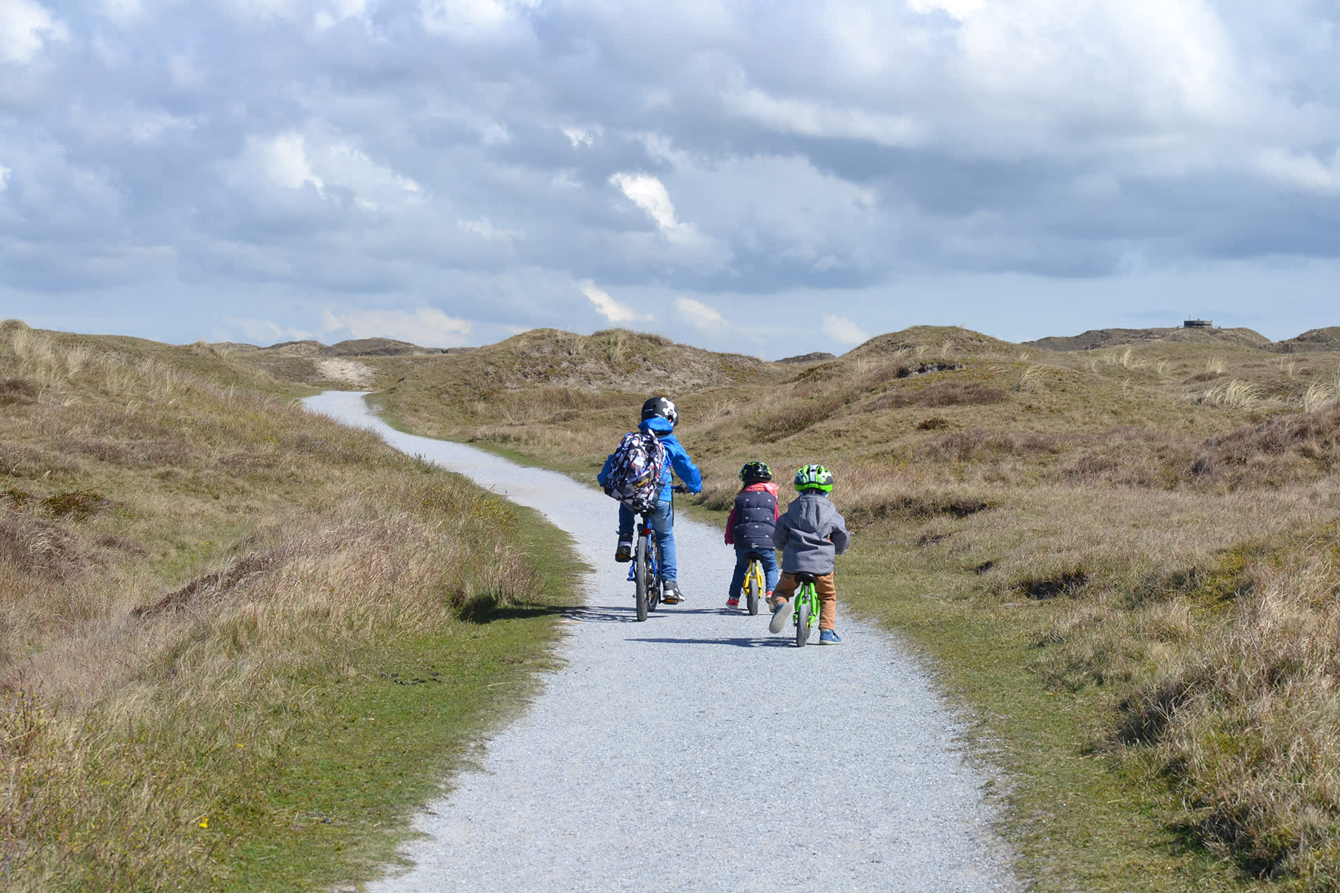 Fietsen in de duinen