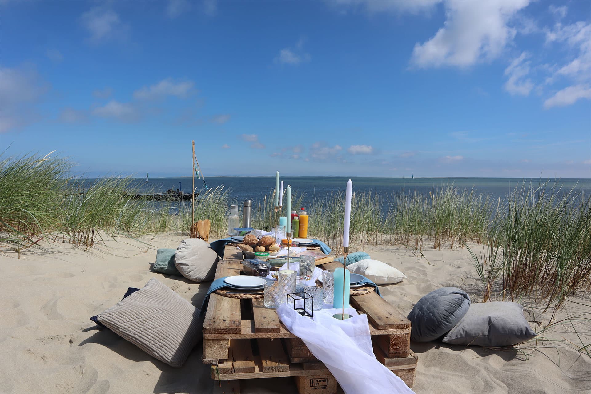 Picknick in den Dünen