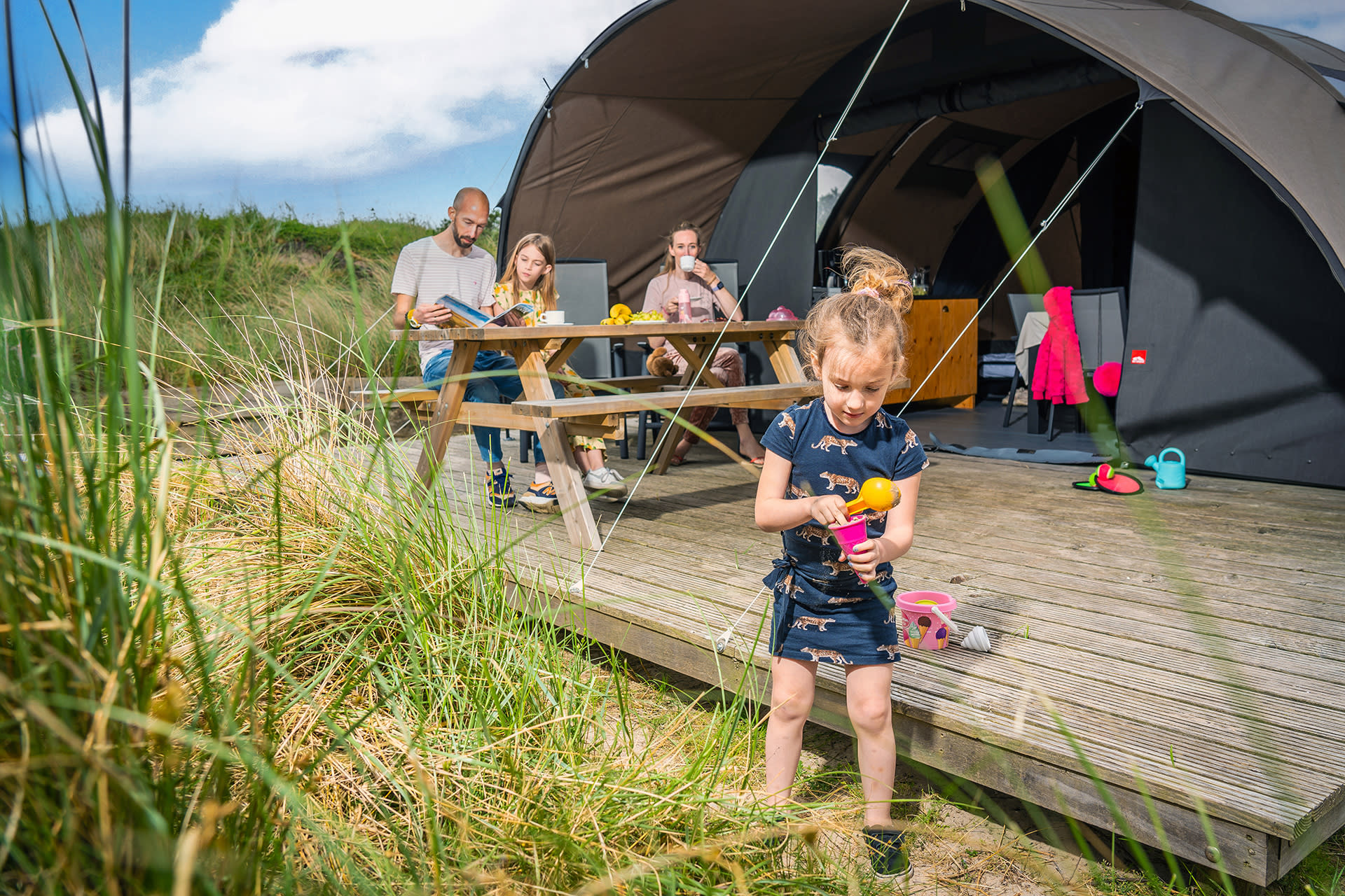 Campsite Kogerstrand, furnished tent