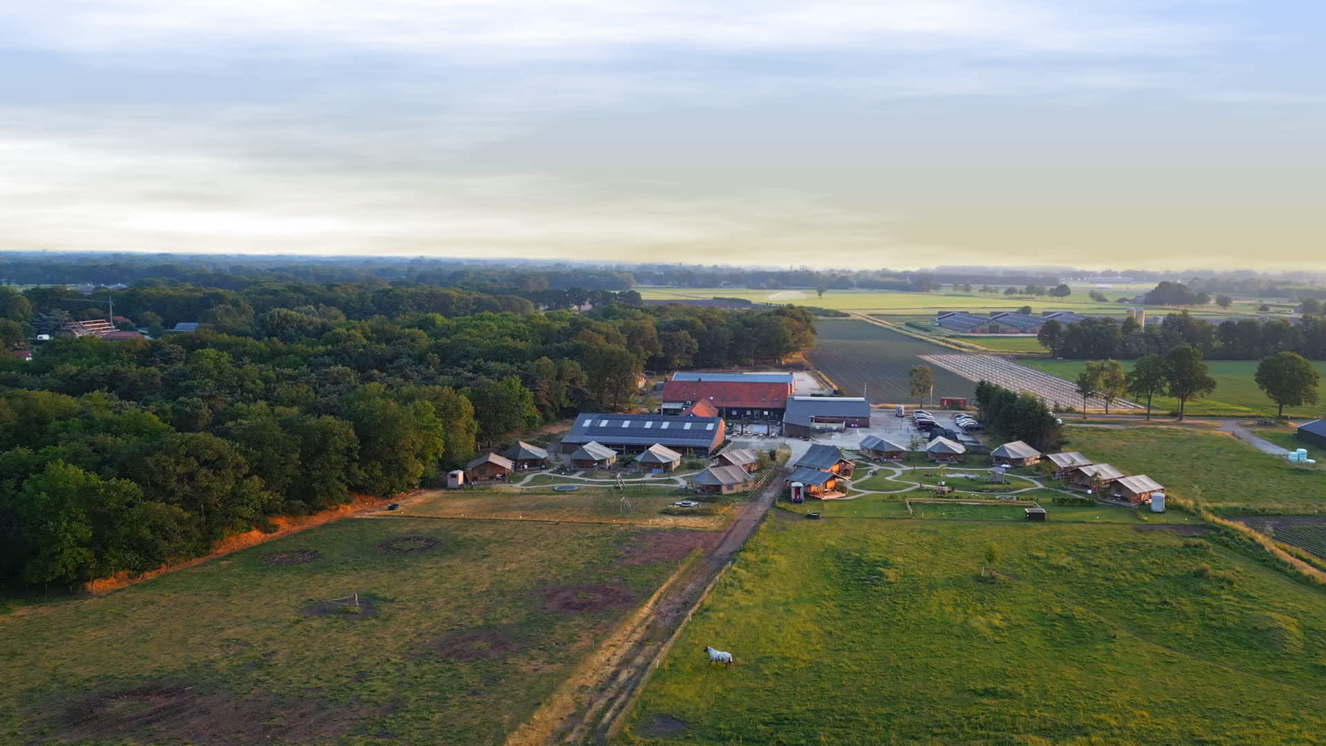 FarmCamps Hoeve Luyterheyde Noord-Brabant dron