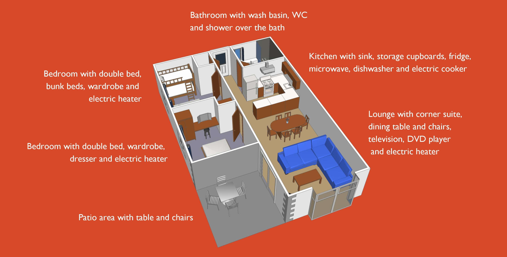 Seafront Lodge Unit Layout