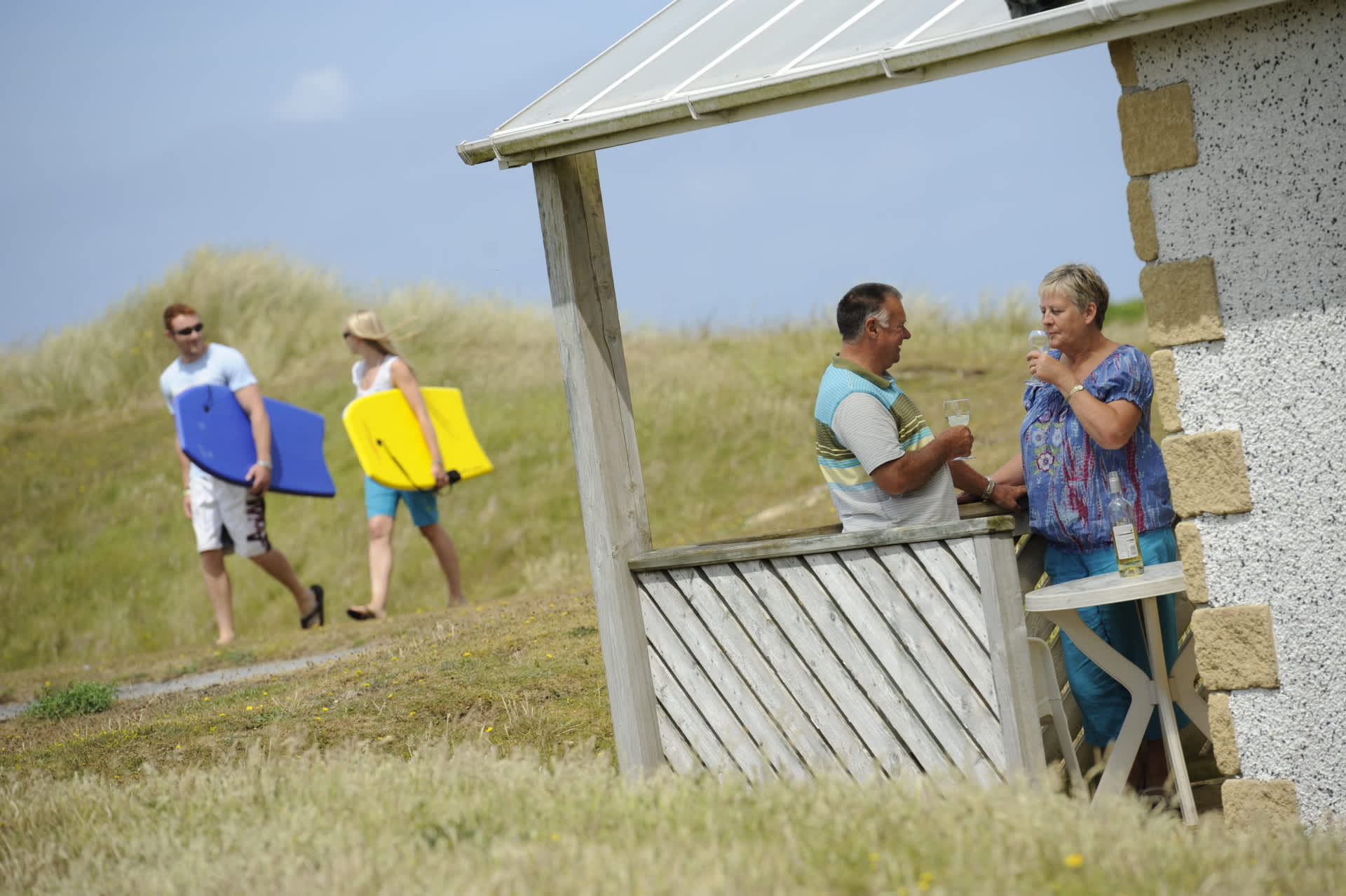 Beachside Holiday Park Dune Lodge Patio