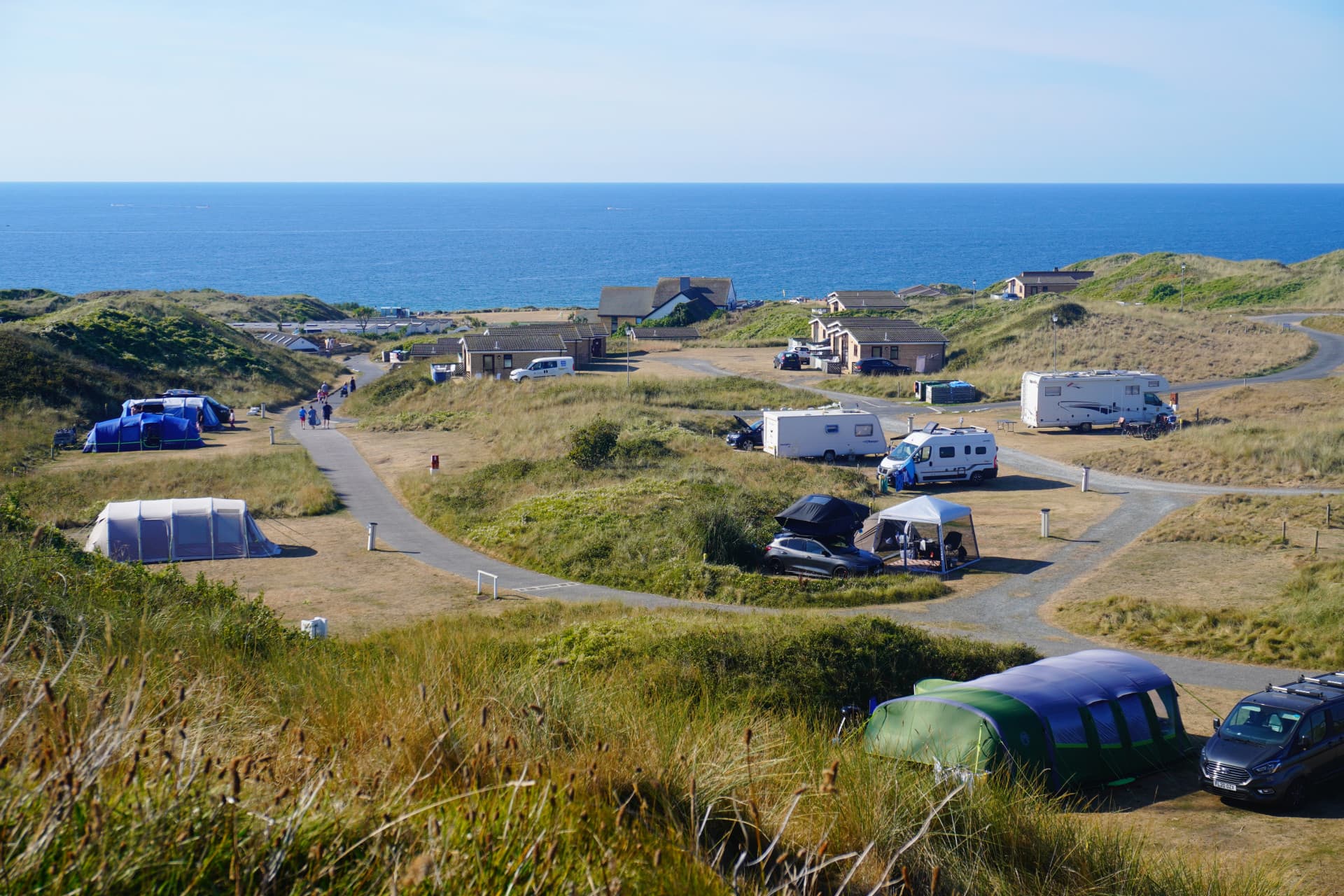 Beachside Holiday Park Large Tent Pitches Cornwall