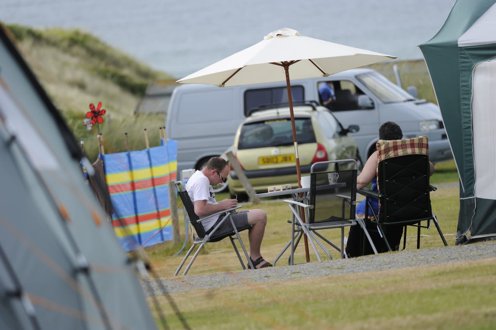 Serviced Pitches Cornwall With Sea View