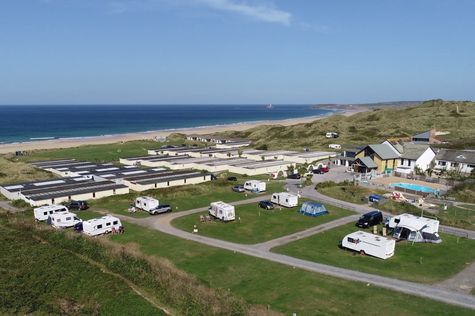 Beachside Holiday Park Serviced Pitches Cornwall