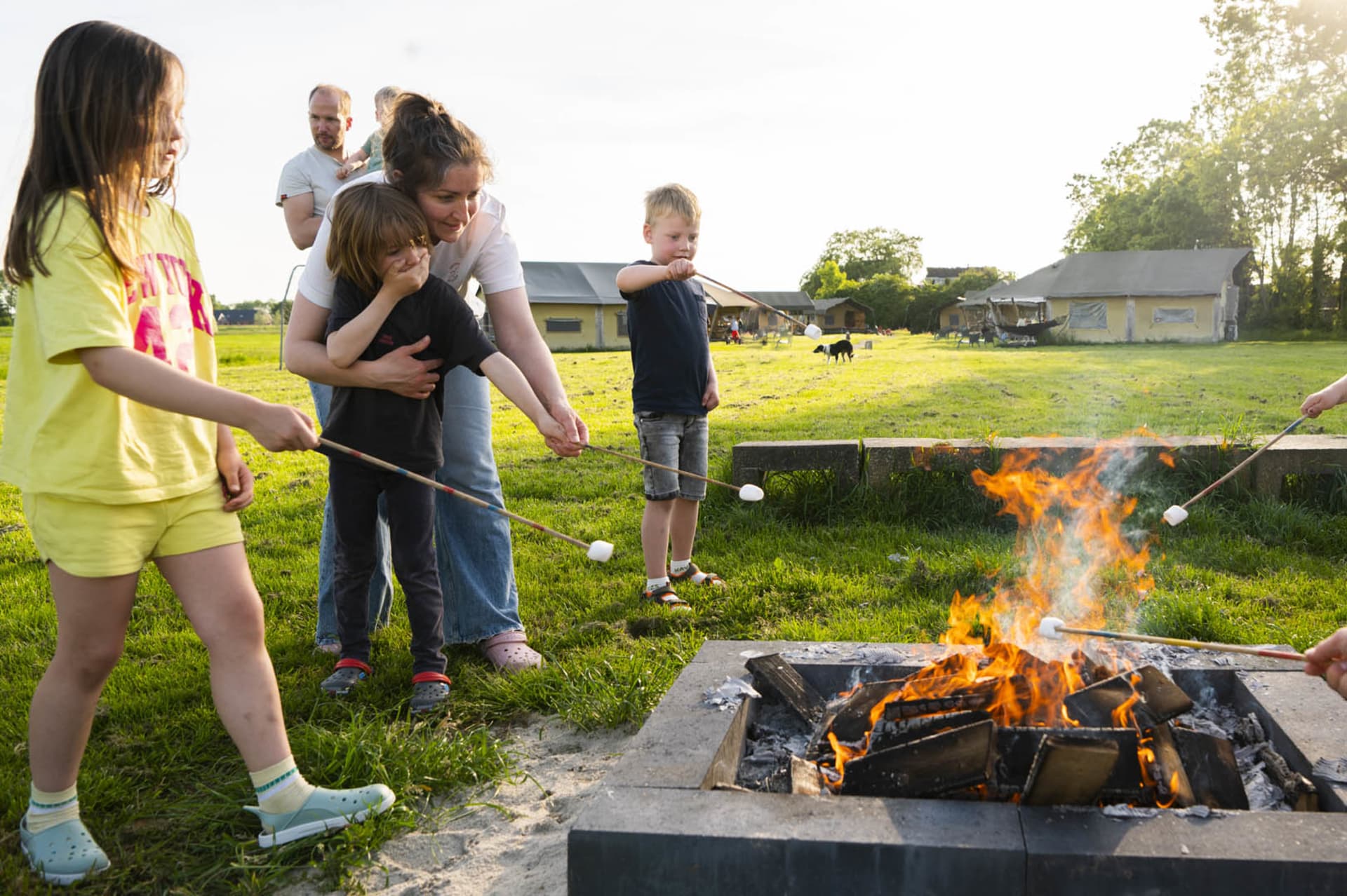 FarmCamps De Oostermaat kampvuur