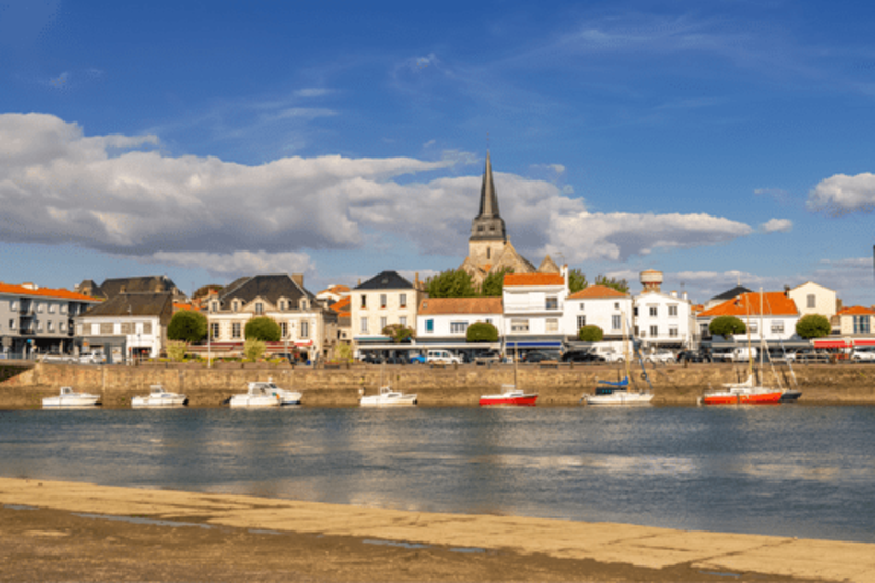 Vendee coastal town in France