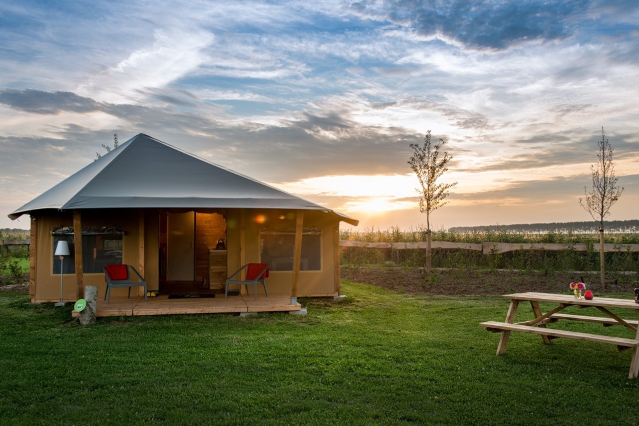 Luxury Hay Tent