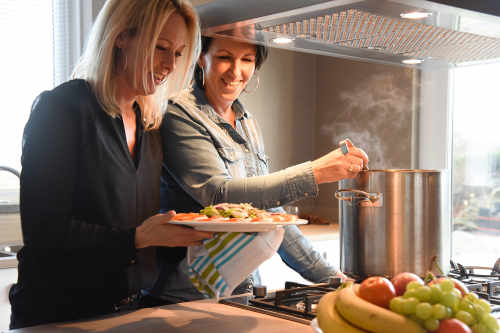 Bungalowpark ’t Hoogelandt, villa, cooking
