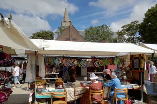 Summer market in Den Burg