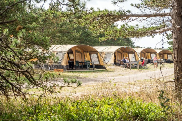 Camping Loodsmansduin, Eingerichtete Zelten