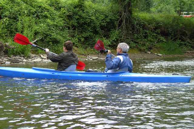 Kayaking on the Lesse
