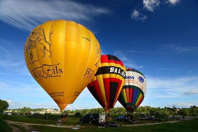 Ballonvaart in Loire