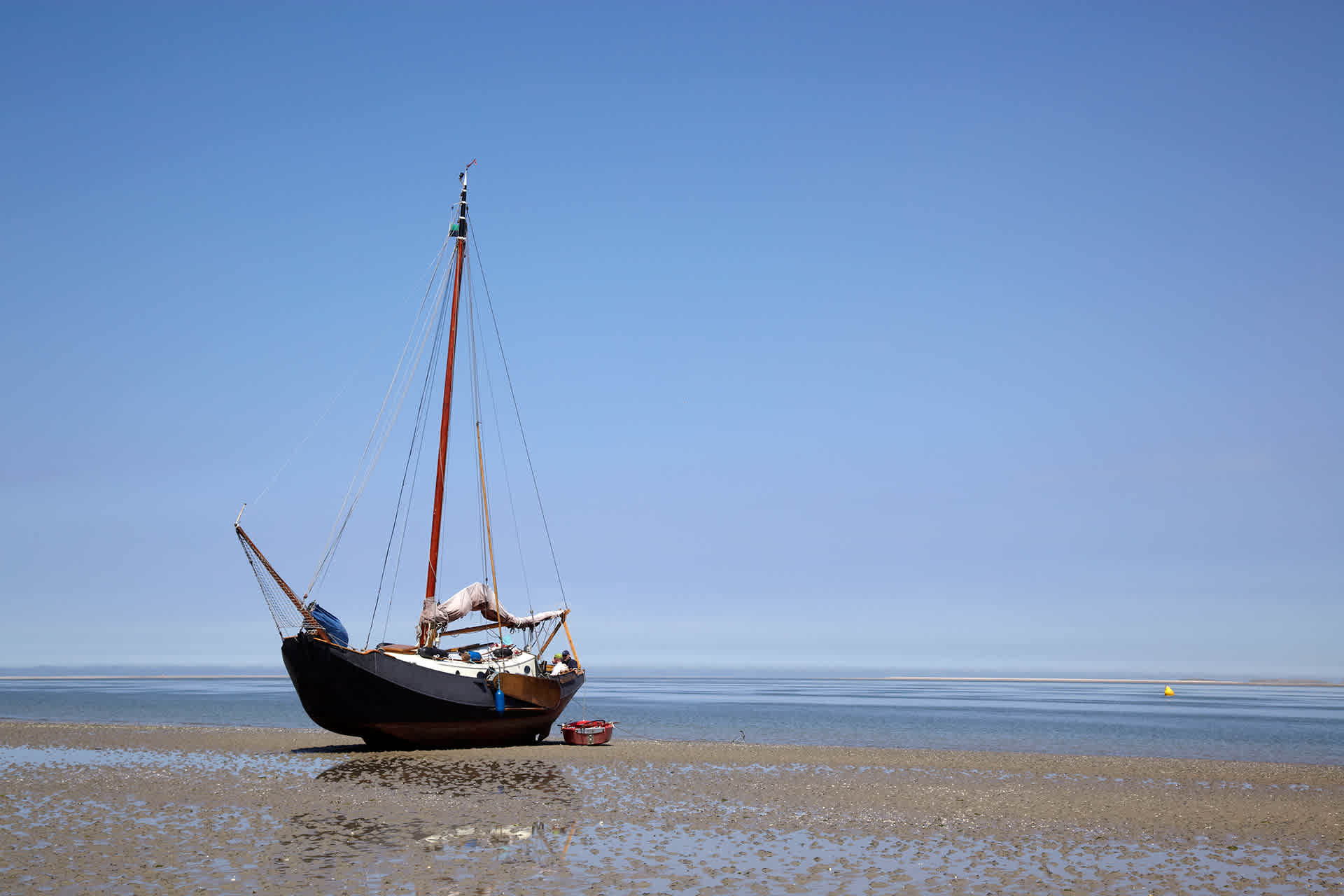 Waddenzee, droogvallen