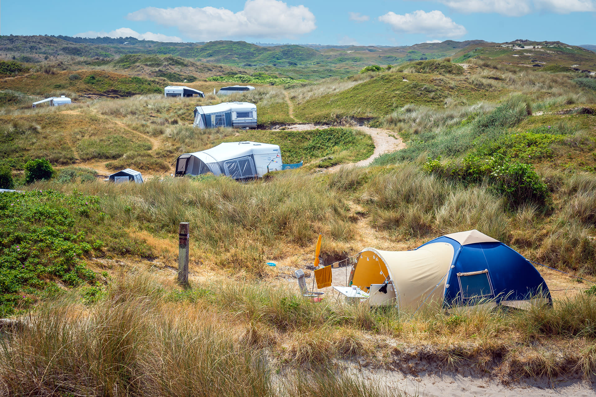 Tent-Caravan-Camping-Kogerstrand-De-Krim-Texel