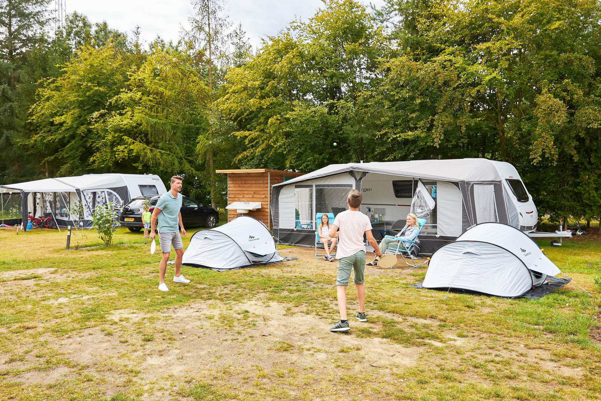 camping RCN de Jagerstee | Comfort kampeerplaats met prive sanitair