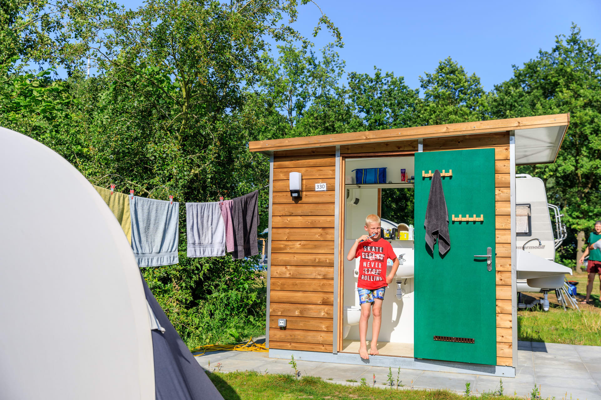 camping RCN de Flaasbloem | Comfort kampeerplaats met prive sanitair