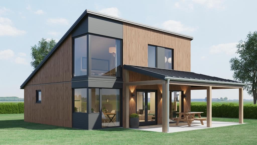 Bungalow de Zilverreiger met sauna