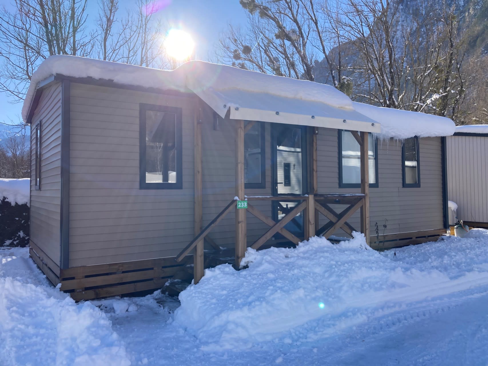 Chalet Laffrey Cote Jardin