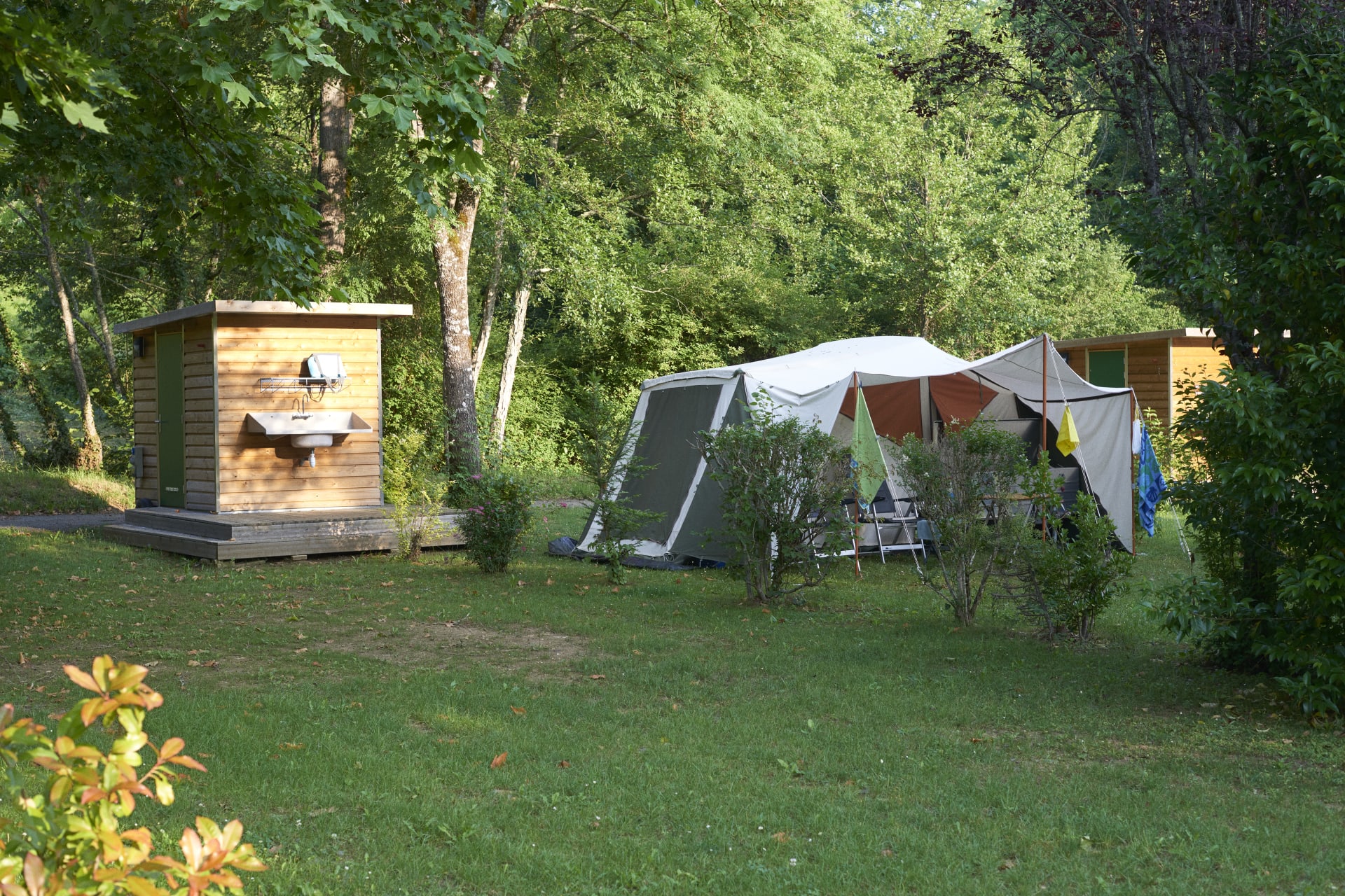 RCN le Moulin de la Pique | Kampeerplaats met prive sanitair