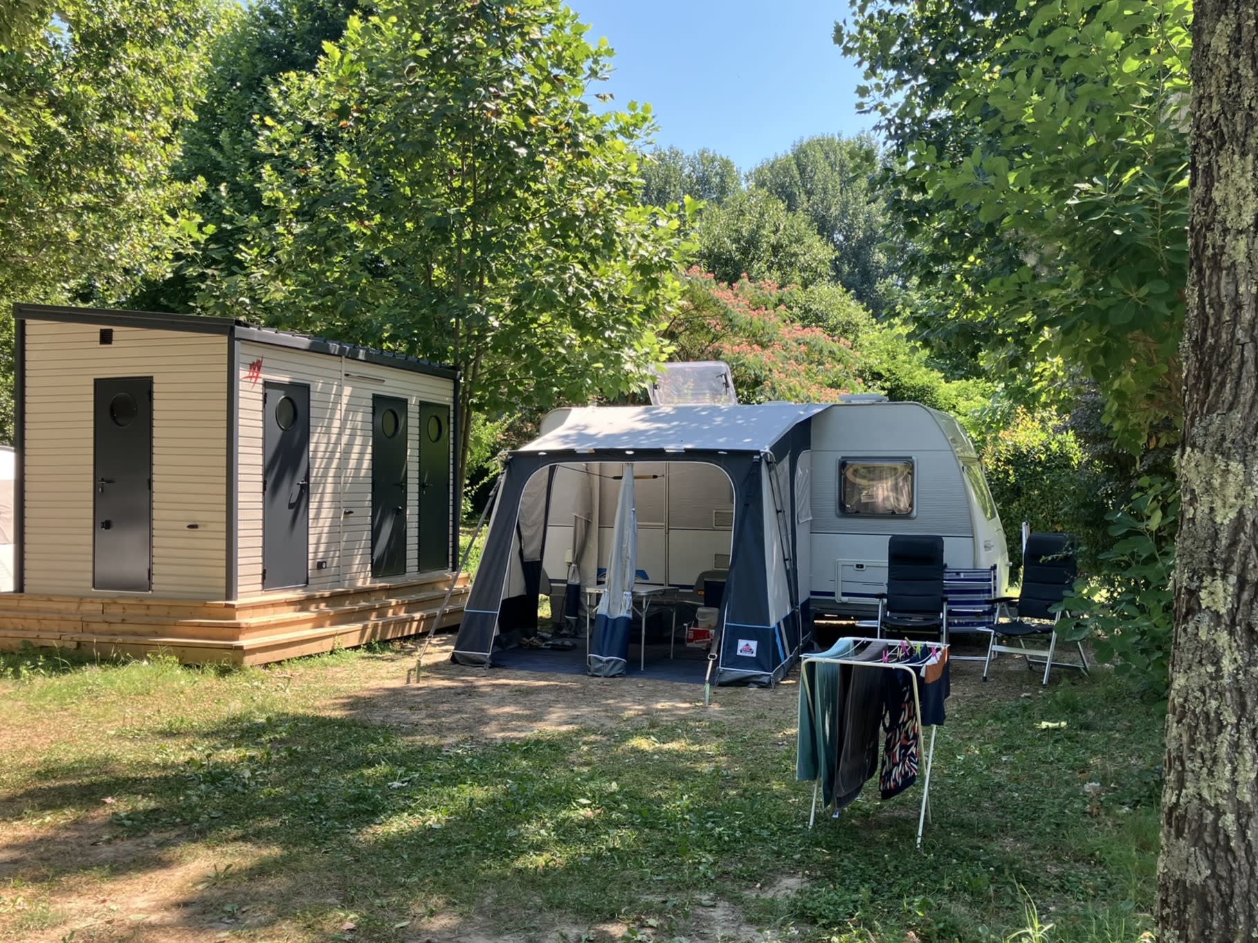 RCN la Bastide en Ardèche | Kampeerplaats met privé sanitair comfort