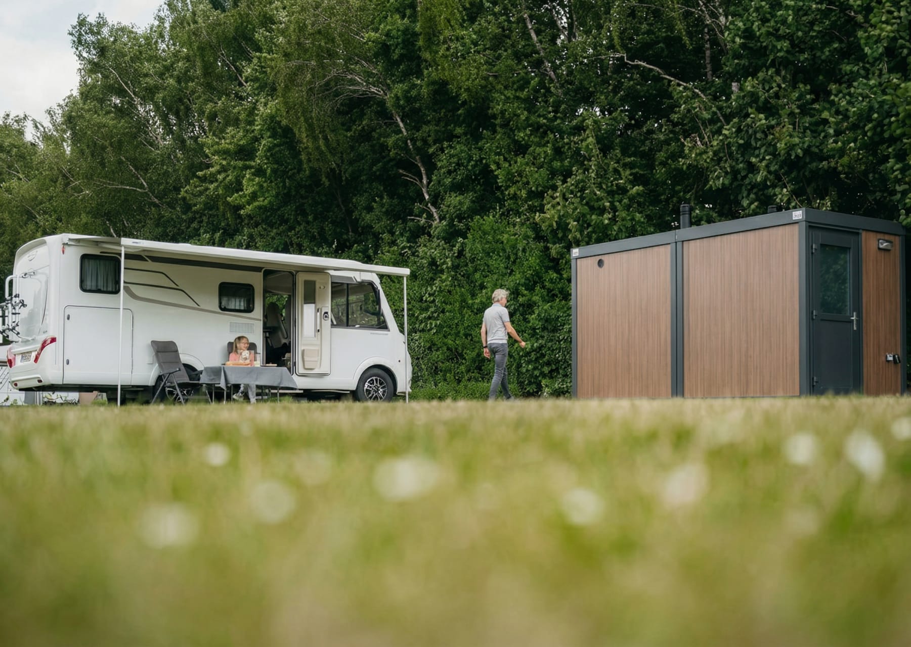 RCN de Noordster | Kampeerplaats met luxe privé sanitair