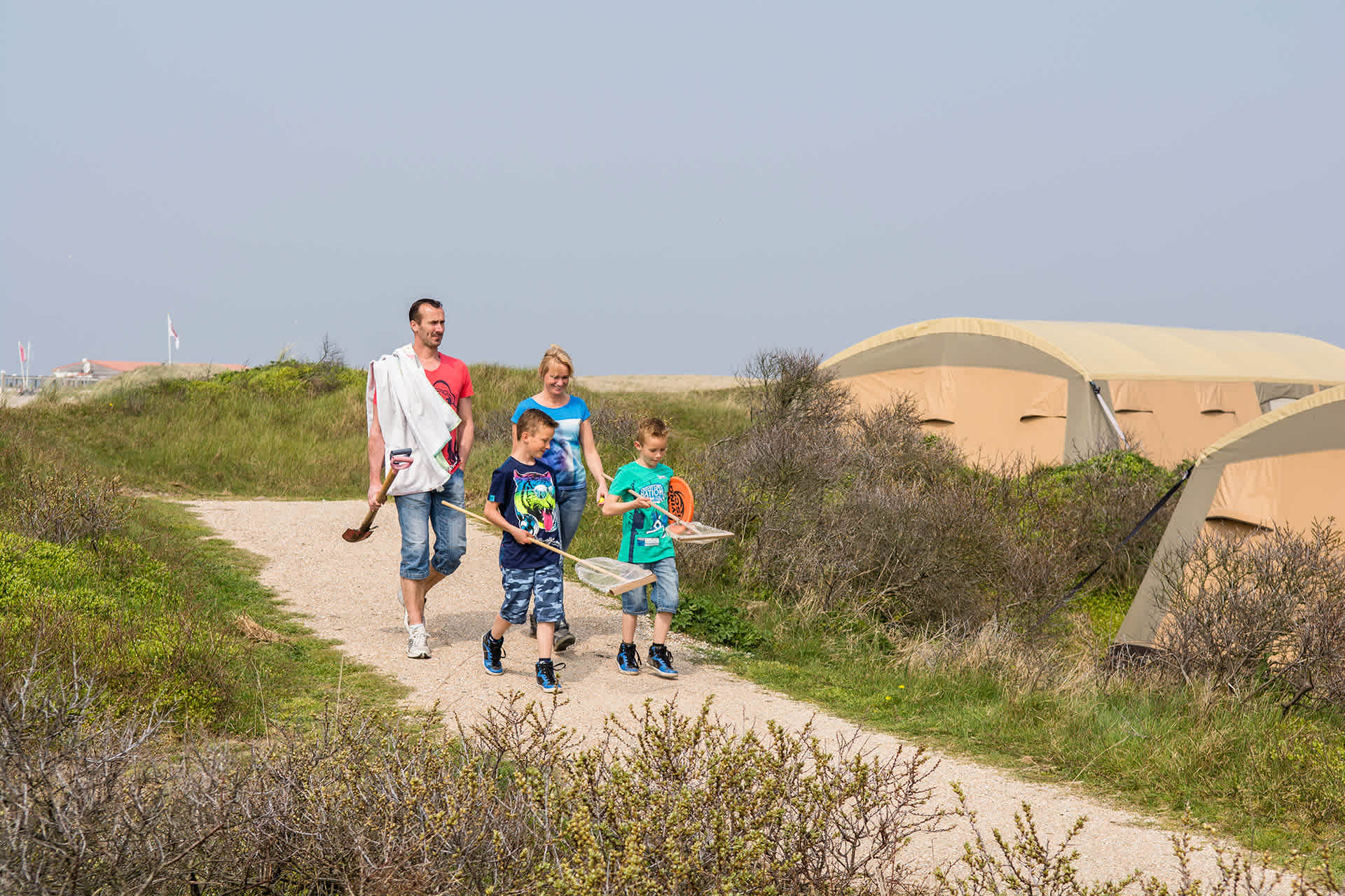 Camping Kogerstrand, ingerichte boogtent