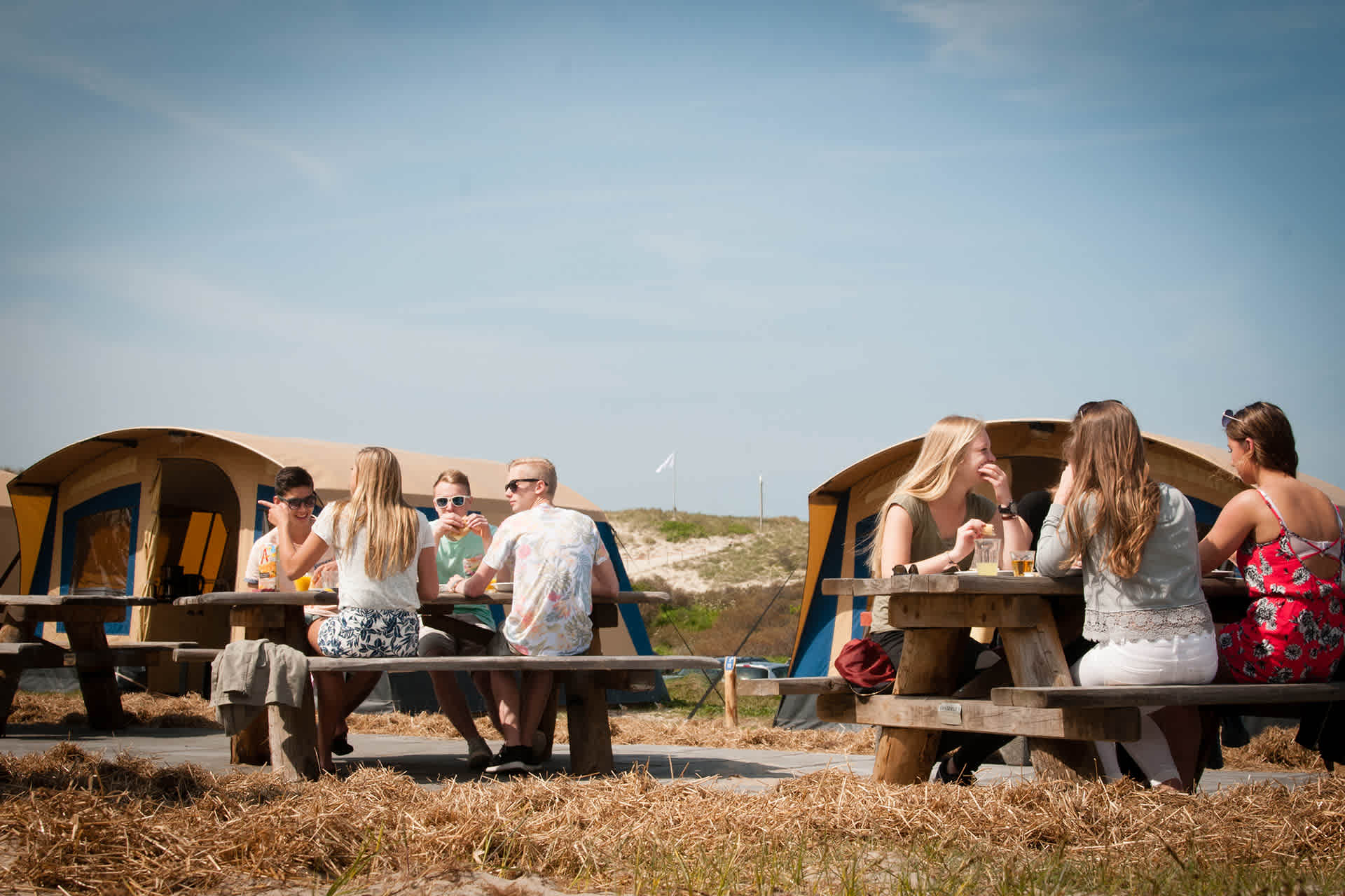 Camping Kogerstrand, ingerichte jeugdtent