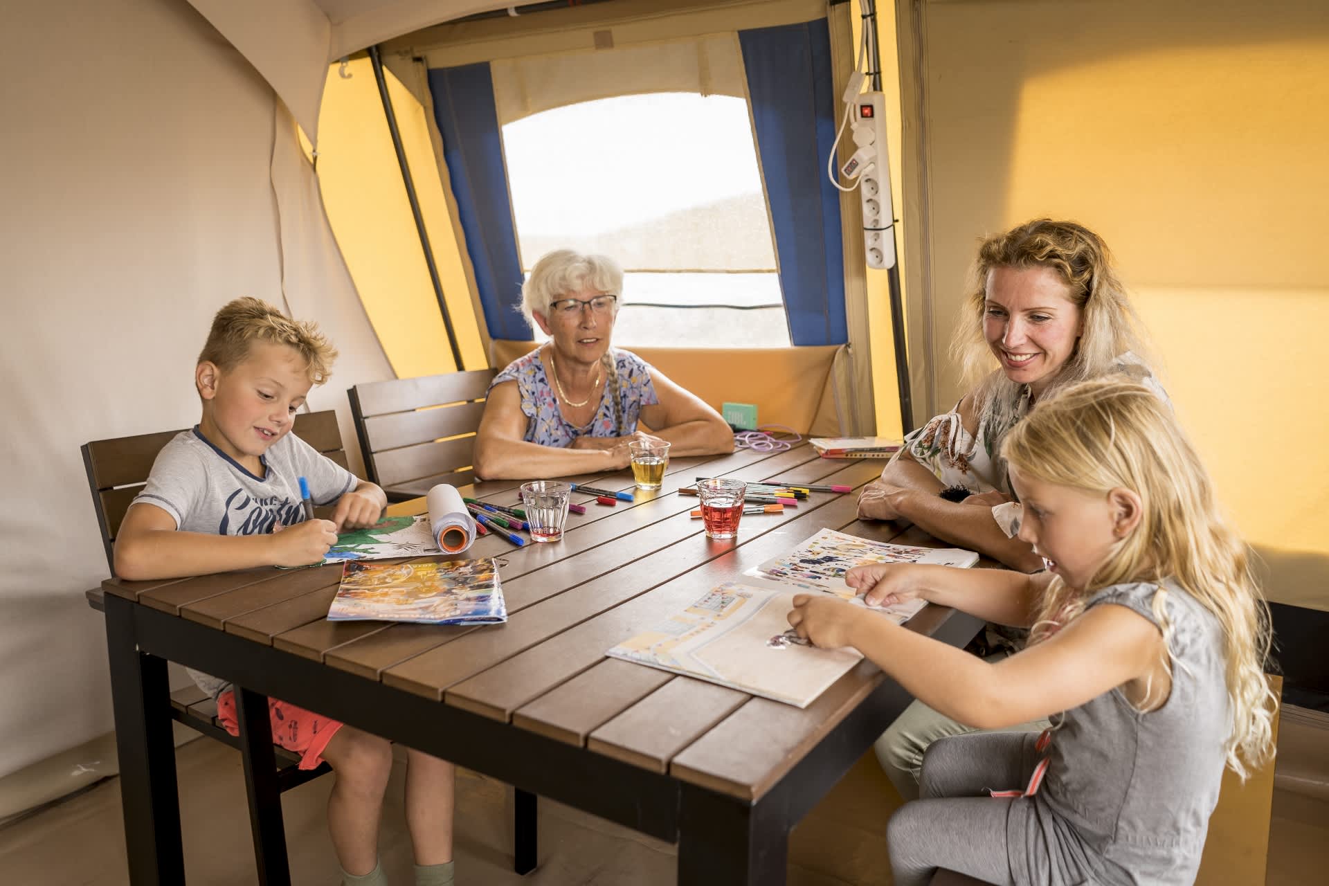 Camping Kogerstrand, ingerichte tent