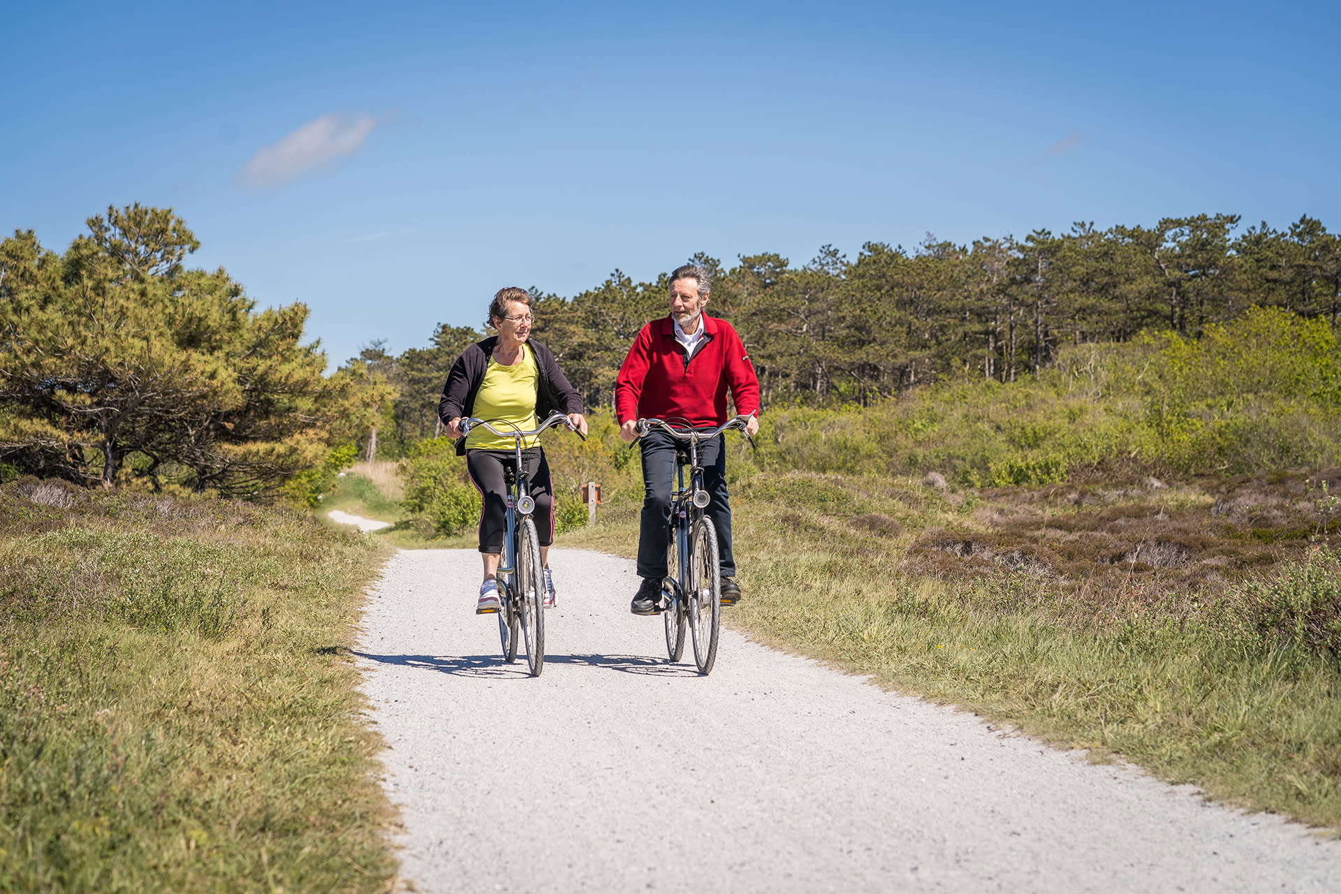 Nationaal Park Duinen van Texel, fietsroute